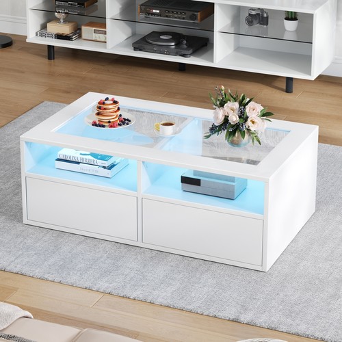 Coffee table drawers - coffee,