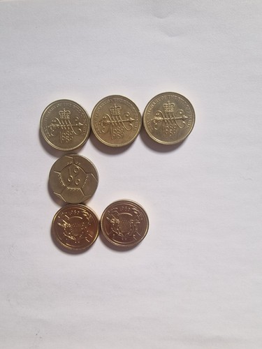 Old coin job - uk, x6