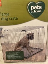 Dog Crate Large Pets at Home 42x28x32 Inches (107x71x81 Cms) Excellent Condition