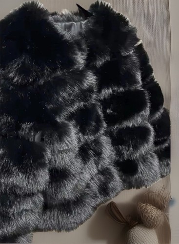 New look women black fur - new,