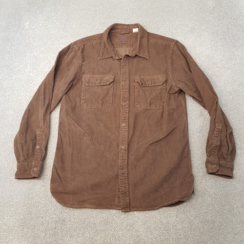Levis mens shirt small brown - mens,