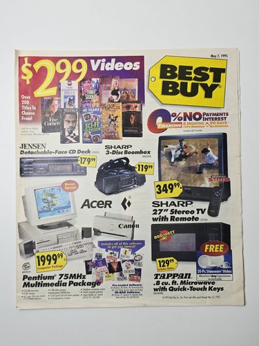 Best buy may 1995 circular - buy, 7