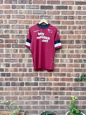 DERBY COUNTY 2013/2014 AWAY FOOTBALL SHIRT - SMALL