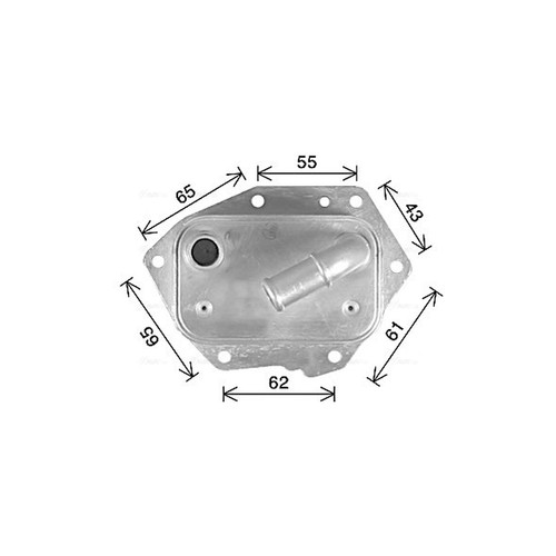 Engine oil cooler for - oil,