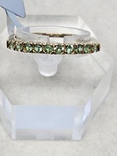 Tsavorite Garnet Ring in 9k