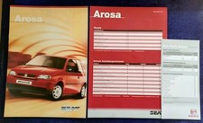 Seat Arosa brochure 8.1998 +