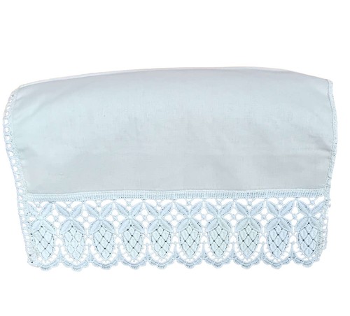 Chair back cotton cream lace - cotton,
