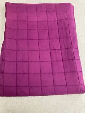 Double Bed Sofa Burgundy Reversible Throw 106 InchX 69 Inches. See Description