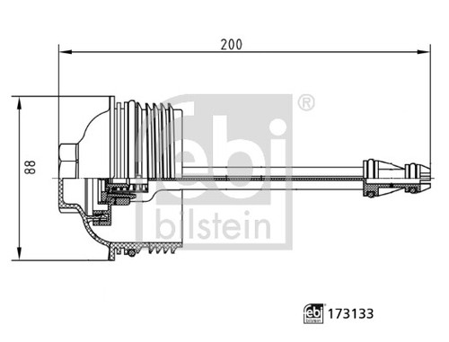 Febi bilstein 173133 - 173133, cap,