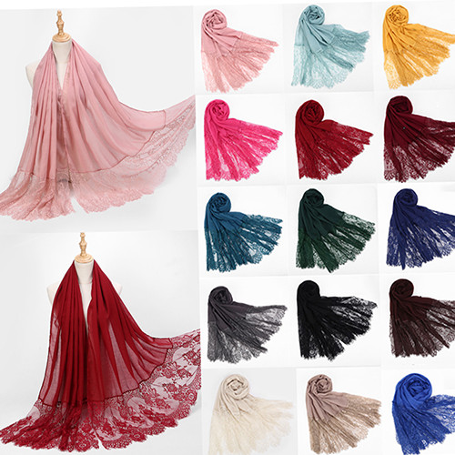 Women ladies lace scarf - women,