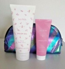 Jack Wills / Boots Body Wash & Body Lotion Cosmetic bag Gift Set (6)