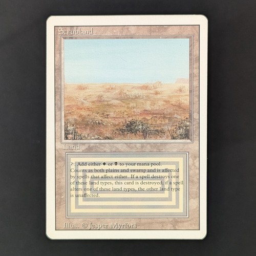 Mtg scrubland - scrubland, <<//