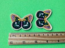 2pcs Green Butterfly Patch