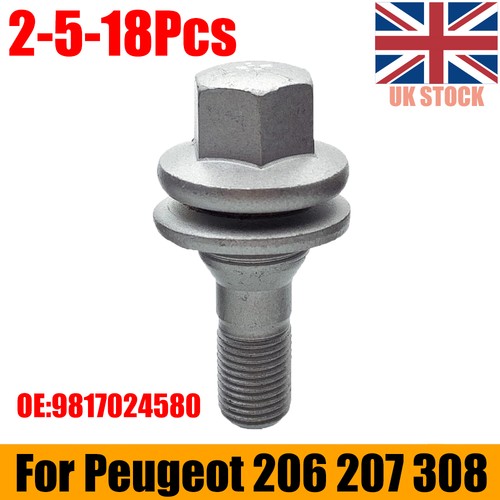 18pcs wheel nuts 17mm bolts - 17mm,