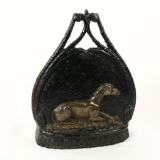 Cast Iron Greyhound Doorstop