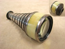 Rare Regency period eight draw monocular spyglass circa 1820