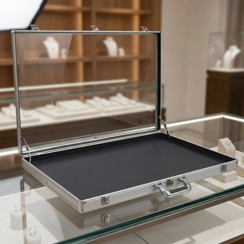 Portable card display case - display,