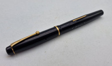 VINTAGE WYVERN BLACK BODY FOUNTAIN 14K GOLD NIB SIZE "M" PEN / W024