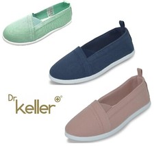 Dr Keller Womens Slip On Pumps Shoes Ladies Casual Summer Trainers Size
