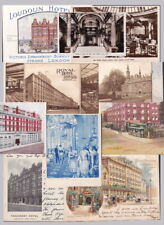 London .... HOTELS .. exteriors & interiors ... sold and priced singly