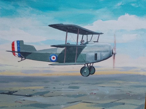 Original painting sopwith - original,