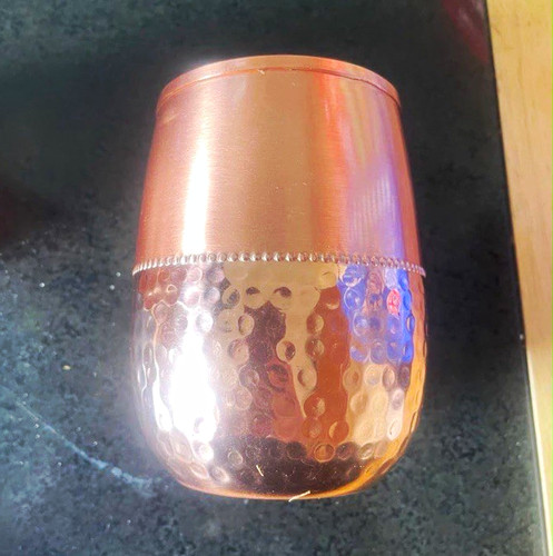 Copper textured hammered - copper, metal