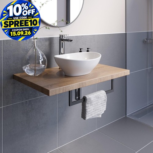 Bathroom wall hung floating - hung,