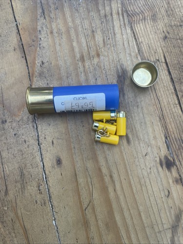 Cartridge cufflinks yellow - cufflinks,