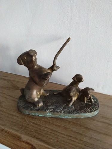 This vintage rare solid brass