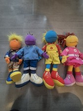 All 4 Vintage Tweenies Plush Soft Toys Bundle