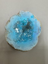 Blue Aura Quartz Geode –