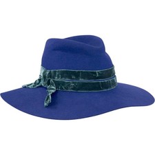 Lock & Co Blue Wool Hat with