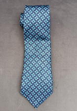 Lewin woven silk tie navy - t, m