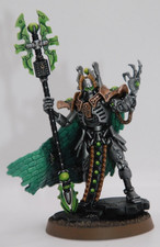 Warhammer 40k Necrons Imotekh The Stormlord painted to a high standard