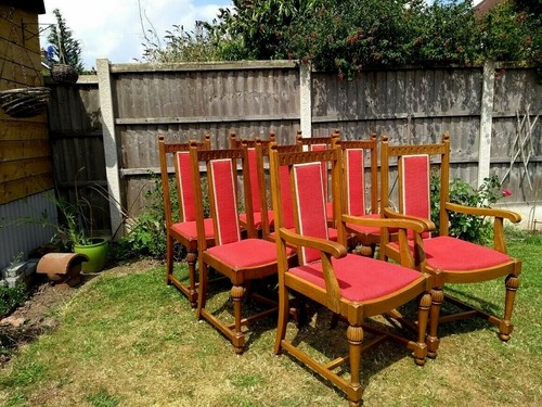 Oak dining chairs - dining,