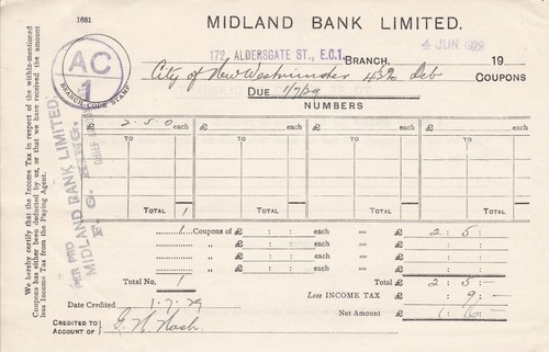 Midland bank limited jun 1929 - limited,,