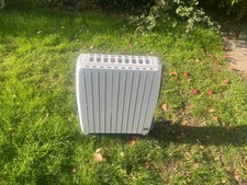 Oil Filled Radiator Space Heater with Digital Display and Remote Control WHITE