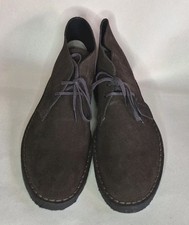 Clarks Originals DESERT BOOTS DARK Chocolate BROWN SUEDE Shoes Chukka Mens UK 9