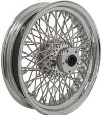 New 16x3 80 Spoke Chrome Rear
