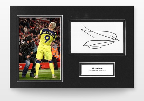 Richarlison signed 12x8 photo - richarlison,