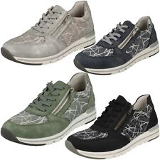 Ladies Remonte Lace Up & Zip
