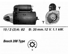 Genuine WAI Starter Motor for