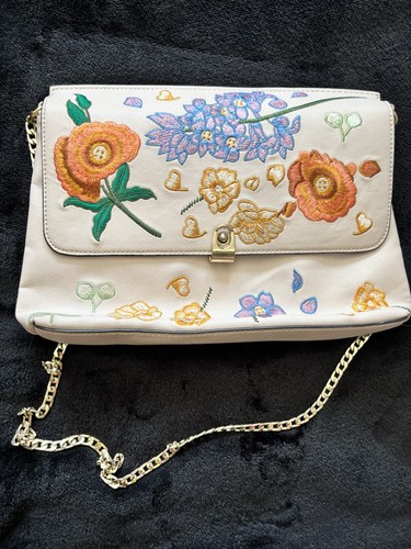 Topshop beige embroidered - beige,