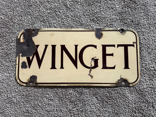 Enamel sign winget - enamel,