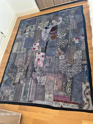 Large handmade indian sari - handmade,