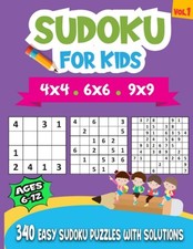 Sudoku For Kids Ages 6-12: 340
