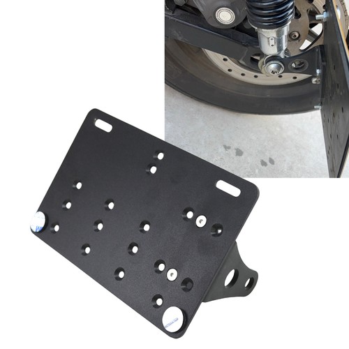 Folding led side mount license - led,