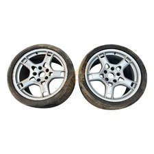 Porsche 911 997 Genuine Lobster Claw 19" Alloy Wheels Rear Pair 997