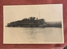 Royal Navy cruiser HMS VINDICTIVE raised 1918 after the Zeebrugge raid. RP PC