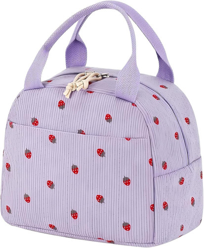 Strawberry lunch bag girls - strawberry, bag,
